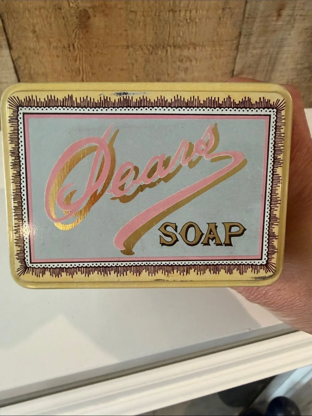 Pears' Soap Vintage Decorative Tin - Yellow